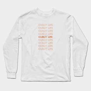 Curly Life Long Sleeve T-Shirt